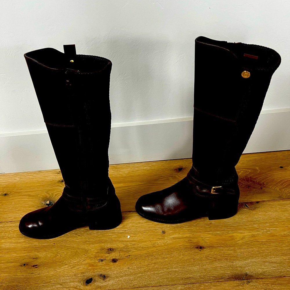 Cole Haan Brown Tall Leather Boot Size 7.5